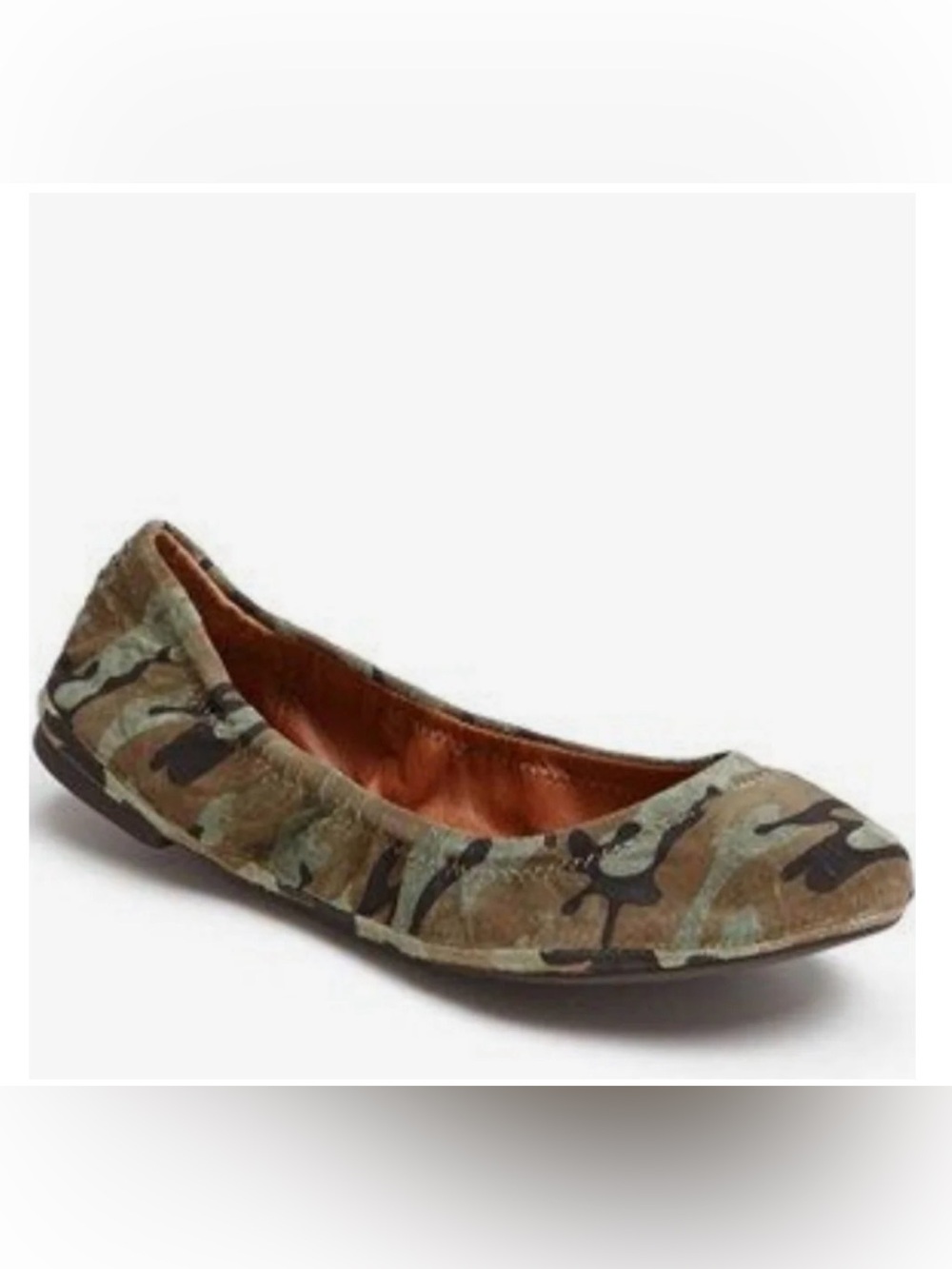 NWOB Lucky Brand Emmie Ballet Flats in Camouflage